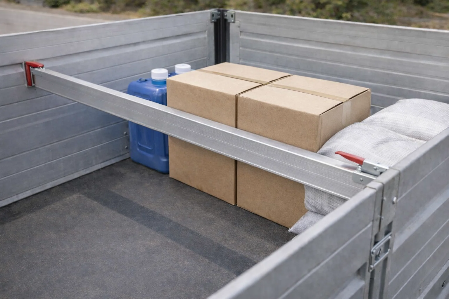 Přehrazovač mezi bočnice – rozpěrná tyč 2400–2700 mm